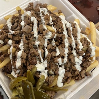 Mexican Fries With Meat